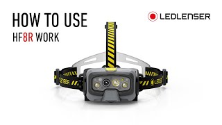 HOW TO USE Ledlenser HF8R Work | Deutsch