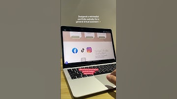 Designed minimalist portfolio website for a general virtual assistant #portfolio #virtualassistant