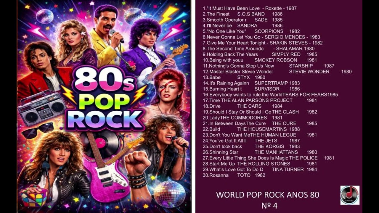 WORLD POP ROCK ANOS 80 Nº4 - YouTube