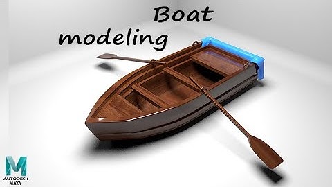 HOW TO MAKE 3D [Wooden boat] modeling --- MAYA ANIMATION