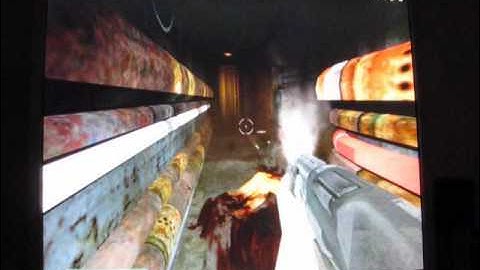 Quantum3D AAlchemy running Doom 3 Alpha E3 Level 1