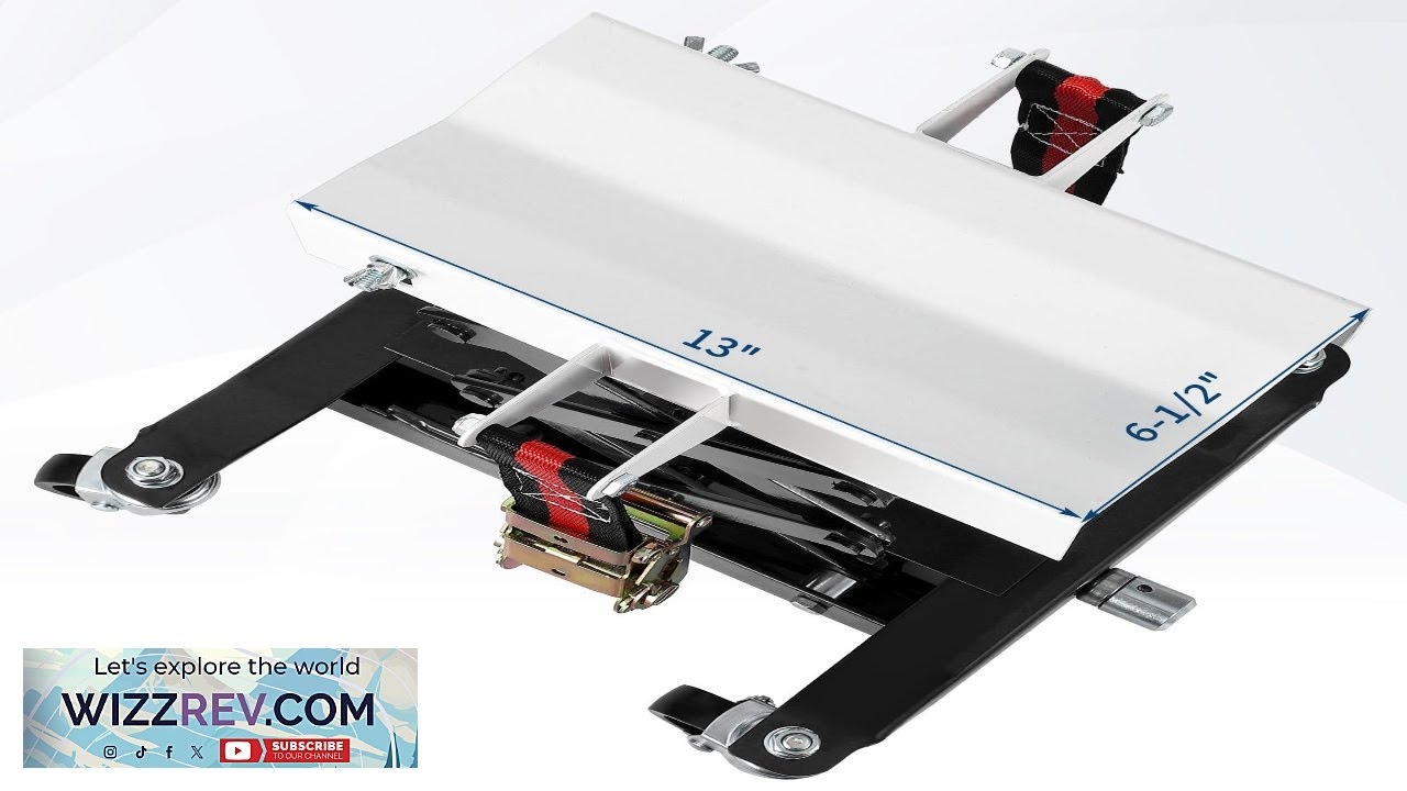 Garvee 450 LBS Capacity Low Profile Transmission Jack with 2M Safety Straps