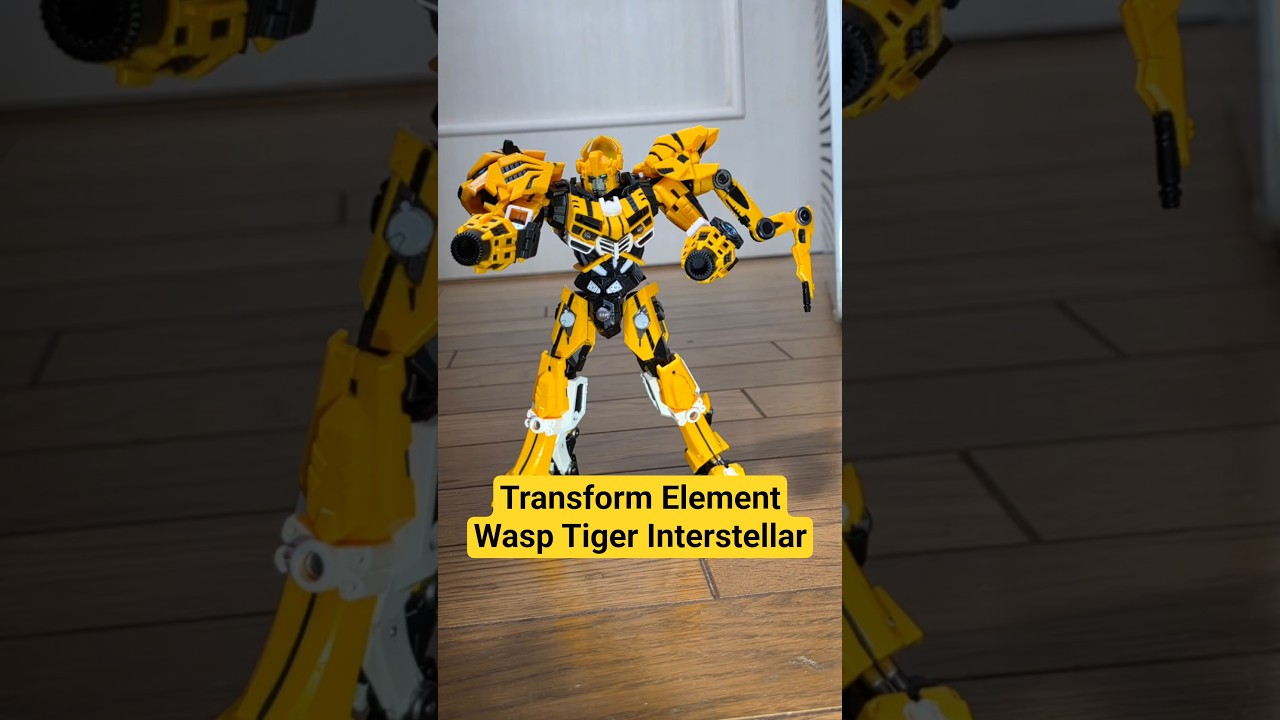 変形動画】 Transform Element TE01 Wasp Tiger Interstellar #shorts 