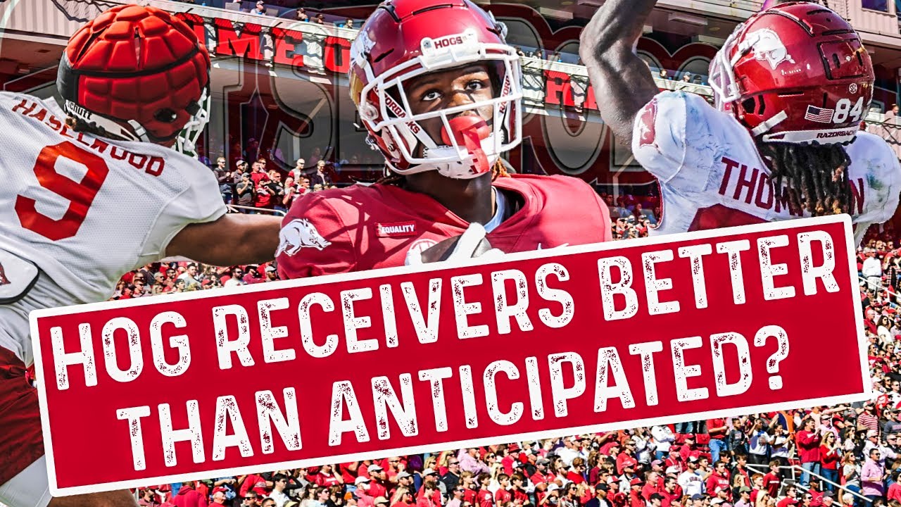 Arkansas Receivers Standing Out During Camp YouTube