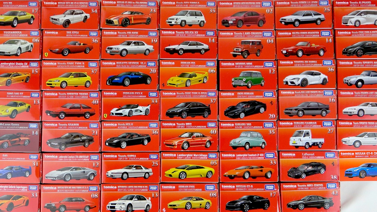 2018～2026年に発売した「トミカプレミアムの発売記念仕様」をすべて開封！