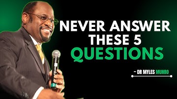 5 Questions Liars Ask to Manipulate You | Stoic Wisdom to Stay Unshakable | Myles Munroe