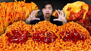 Auto Mules  Mukbang Ayam Richeese Level 5 Digulung Mie Samyang Pedas