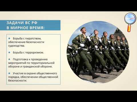 ОБЖ 10 класс урок №28 Функции и основные задачи современных Вооруженных Сил России