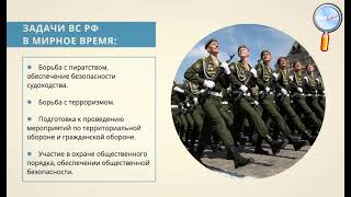 ОБЖ 10 класс урок №28 Функции и основные задачи современных Вооруженных Сил России