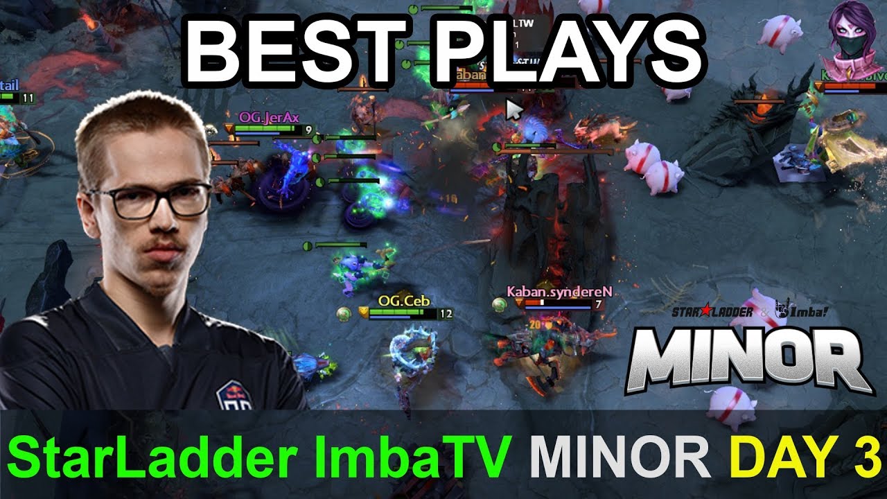 StarLadder ImbaTV Dota 2 Minor BEST PLAYS Qualifier Day 3 Highlights Dota 2 Time 2 Dota 