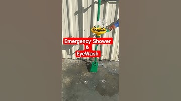 Emergency Shower and EyeWash inspection