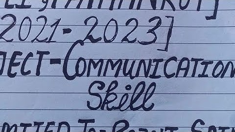 B.ED  communication skills File for 2nd sem  #gndu #file #viralshotsvideo  #like #subscribe