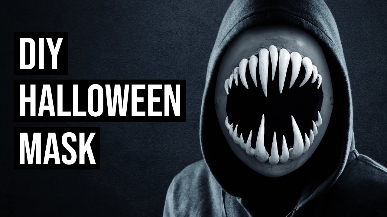 How To Make HALLOWEEN Mask YouTube