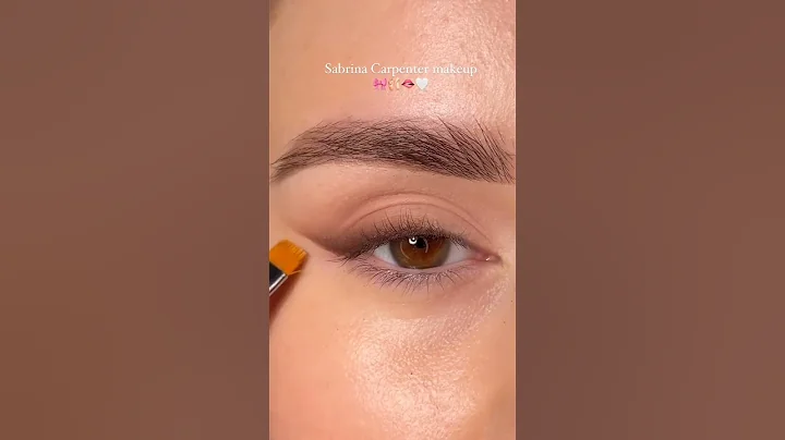 Sabrina carpenter makeup look #shorts #makeup #eyemakeup #music #sabrinacarpentertour