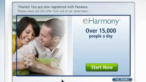 How to create your Pandora account