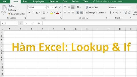 Giải bài tập Đơn hàng SP sử dụng hàm Lookup và hàm if - Excel