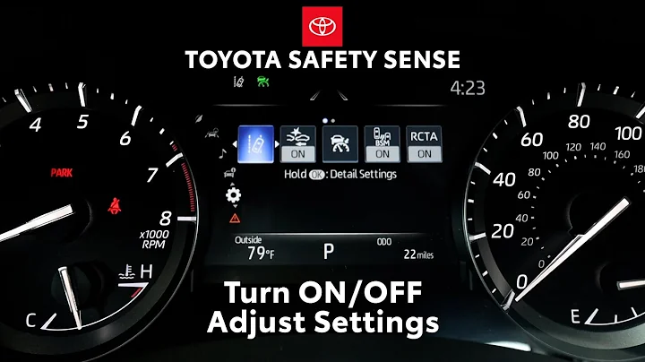 Toyota Safety Sense | How to turn ON/OFF and adjust settings - 天天要聞