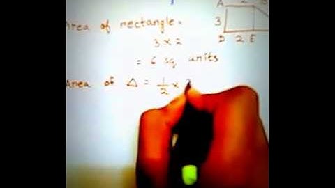 Maths tricks to find area of quadrilateral