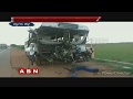 20 injured as RTC bus rams into lorry in Nellore dist
