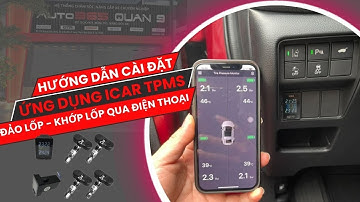 ĐẢO LỐP KHỚP LỐP CẢM BIẾN ÁP SUẤT LỐP ICAR #Auto365Quận9