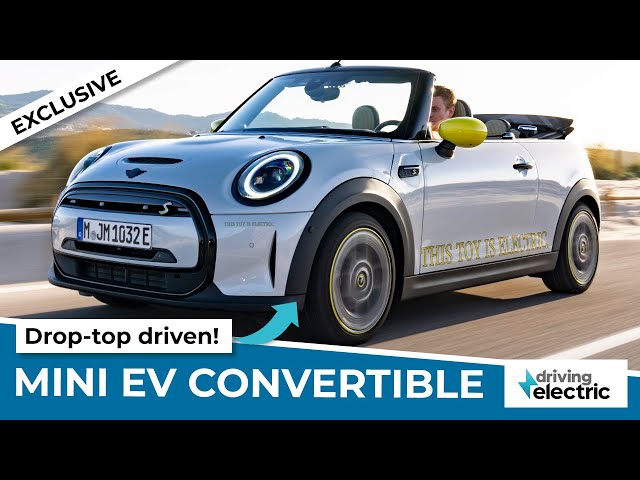 Mini's One-Off Cooper SE Electric Convertible Sure Looks Like Fun