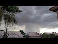Severe weather Microburst in Phoenix, Arizona causes flooding, and 116 Mph winds