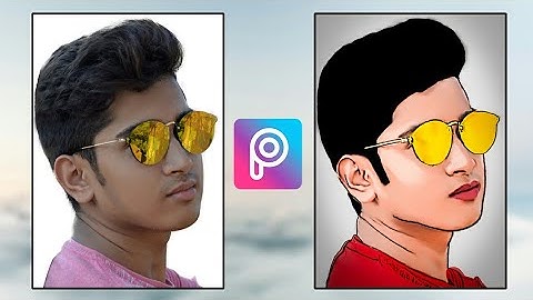 VECTOR ART Editing In Picsart App | Create Cartoon Illustator Effect | Photo To Cartoon Effect Hindi
