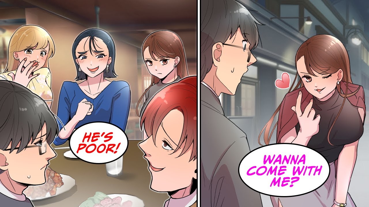 My co-worker made me go to a group date to make him look better but then [Manga Dub]