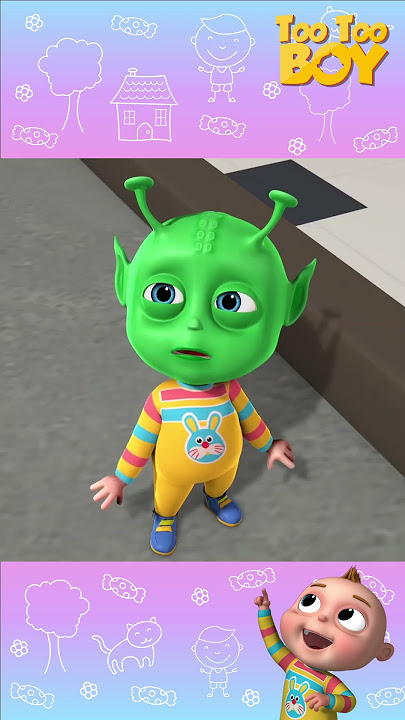 Alien Episode | Animation Shorts For Children | Cartoons For Kids |#youtubeshorts #tootooboy