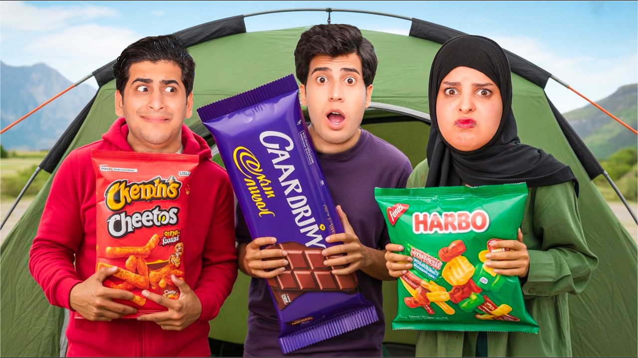 تحدي 24 ساعة بألف دينار داخل الخيمة ⛺ العقاب قاسي 😭🔥