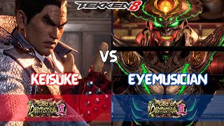 Tekken 8 | Keisuke (Kazuya) vs. Eyemusician (Yoshimitsu) 🔥High Level Gameplay 