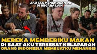 Tears Of Emotion A Foreign Tourist Cant Believe He Was Given Free Food By Villagers When He Was