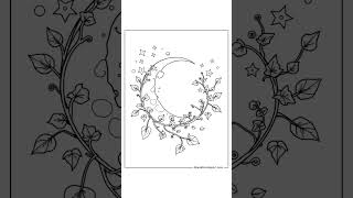 🌸✨ Elevate your creativity with aesthetic coloring pages designed for calm, beauty, and inspiration