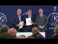 🎥 𝗛𝗜𝗚𝗛𝗟𝗜𝗚𝗛𝗧𝗦 | Assinatura da medida de contratação das Federações Desportivas