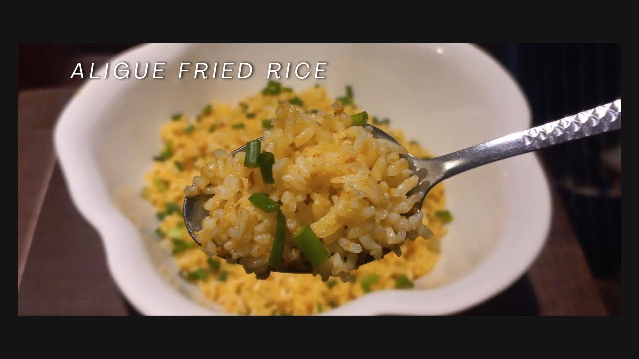Aligue Fried Rice YouTube