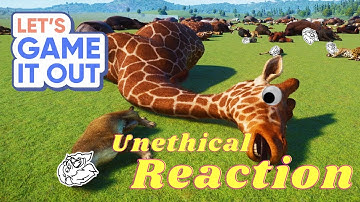 Zoo Enthusiast Reacting to Lets game it out build an Unethical Zoo