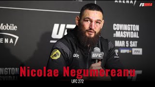 Nicolae Negumereanu UFC 272 full post-fight interview