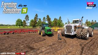 BIGBUD AND JOHN DEERE TRACTOR (MUD IN STUCK) FARMING SIMULATOR GAMEPLAY2025