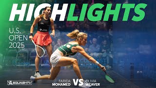Mohamed V Weaver U.s. Open 2025 Round 1 Highlights