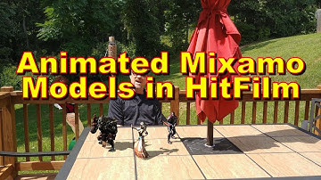 Working with Animated Mixamo Models in HitFilm