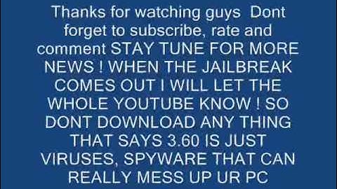 PS3 3.60 JAILBREAK DOWNLOAD NO SURVEYS ! MUST WATCH