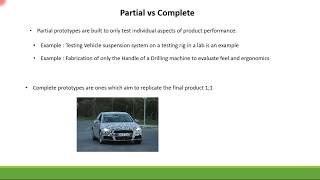 What is Mechanical prototyping and types of prototypes