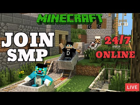 ROLEPLAY SMP GAMEPLAY !! | MINECRAFT LIVE | JOIN OUR SMP SERVER FOR JAVA / POCKET EDITION 24/7 🫶