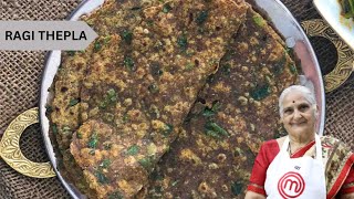 Healthy Ragi Thepla recipe with Green Methi by Gujju Ben I рд░рд╛рдЧреА рдХрд╛ рд╕реНрд╡рд╛рджрд┐рд╖реНрдЯ рдереЗрдкрд▓рд╛ I рк░рк╛ркЧрлА ркирк╛ ркерлЗрккрк▓рк╛