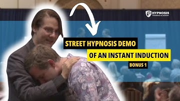 Street Hypnosis Demo: Instant Induction | Bonus 1