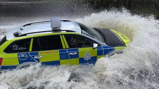 Rufford Ford FLOOD | part 111 | with police car sending it through Flood!