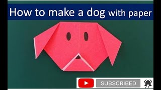 Paper Dog How To Make A Dog With Paper For Children Paper Toys