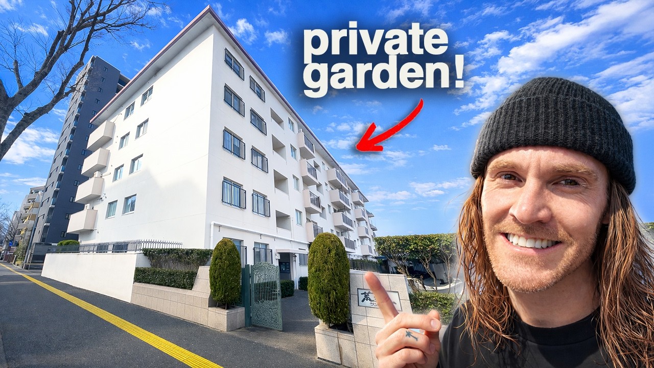 This Japan Apartment Has a Private Garden You Rarely See! - YouTube