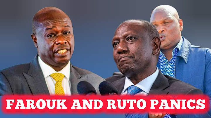 RUTO AND FAROUK KIBET SUFFERS AGAIN AFTER RIGATHI GACHAGUA FIRED ANOTHER EXPOSEE
