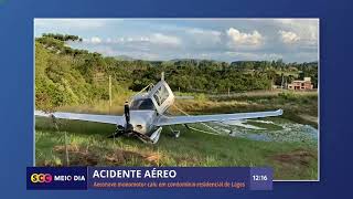 VÍDEO: Piloto aciona paraquedas de avião e faz pouso de emergência